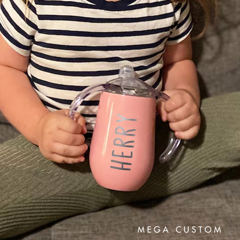 Personalised Sippy Cup with Name Baby Training Cup Baby Birthday Gif Baby Boy or Girl Gifts