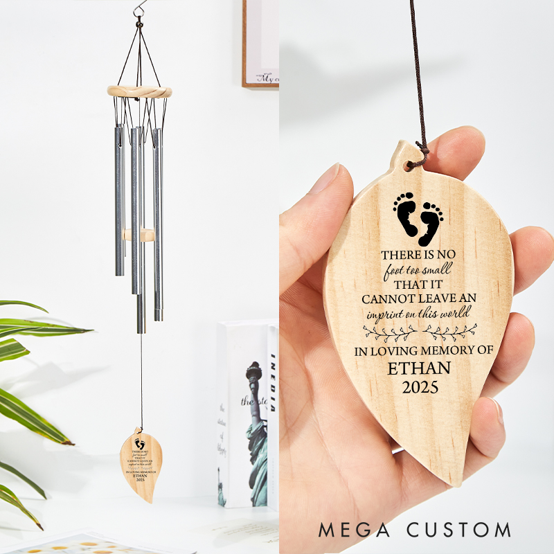 Personalized Child Memorial Wind Chime Loss of Baby GiftMiscarriage Stillborn Gift Child Bereavement Gift Infant Sympathy Gift