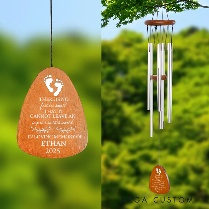 Personalized Sympathy Wind Chimes Angel Baby Gift Baby Loss Memorial Keepsake Stillbirth Sympathy Gift for Grief Mother