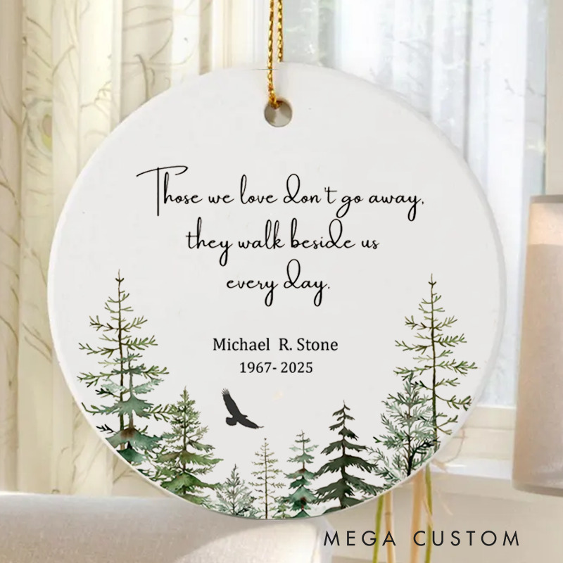 Personalized Memorial Ornament Custom Memorial Ornament for Photo Loved One Bereavement Keepsake in Loving Memory Gifts