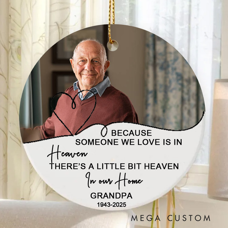 Personalized Memorial Ornament in Loving Memory Ornament Loss of Loved One Gift Remembrance Bereavement Gift Condolence Gift for Family Loss