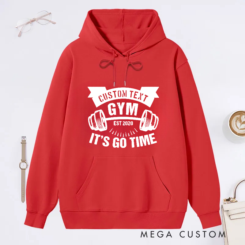 Personalized Gym Classic Hoodies with Motivational Gym Theme for Fitness Enthusiasts Bodybuilders and Gym Lovers