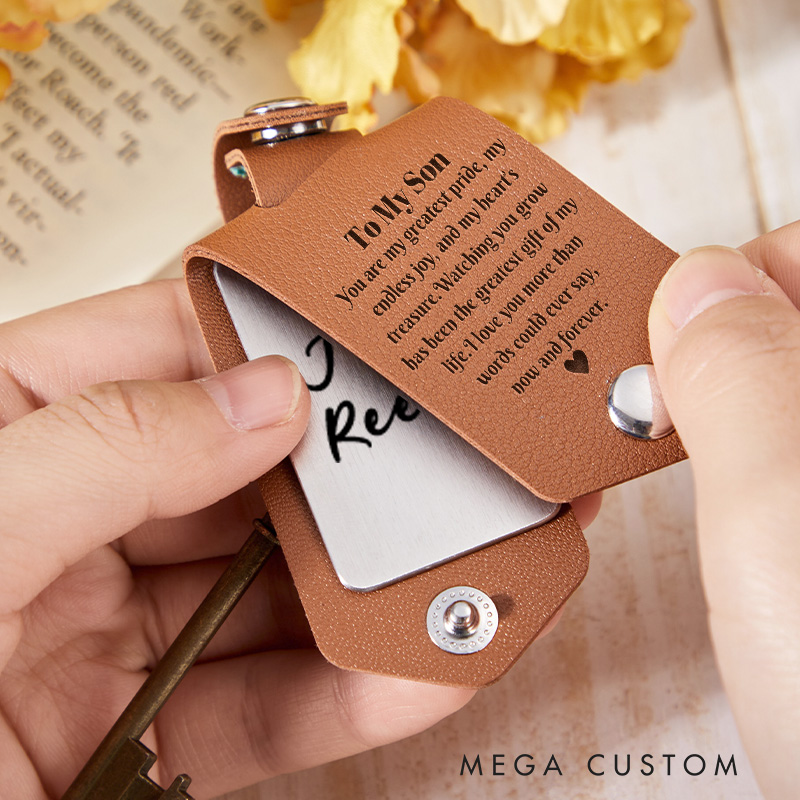 Personalized To My Son Memorial Keychain in Memory of Gift Loss of Son Memory Keepsake Bereavement Condolence Remembrance Gifts
