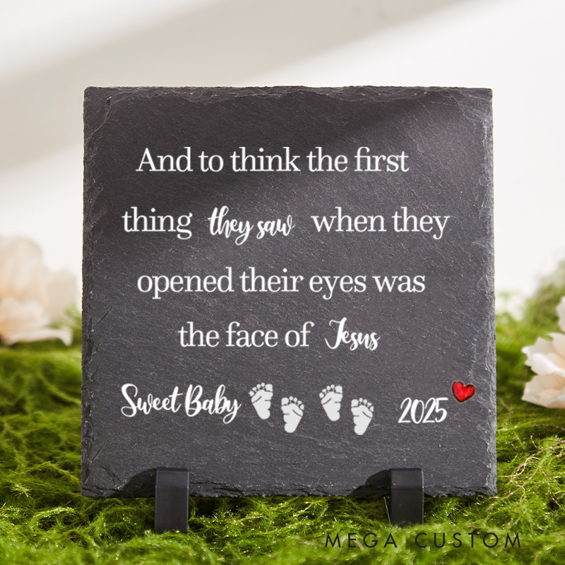 Personalized Miscarriage Memorial Garden Stone Baby Miscarriage  Garden Marker Infant Loss Gift Stillborn Keepsake Sympathy Gift
