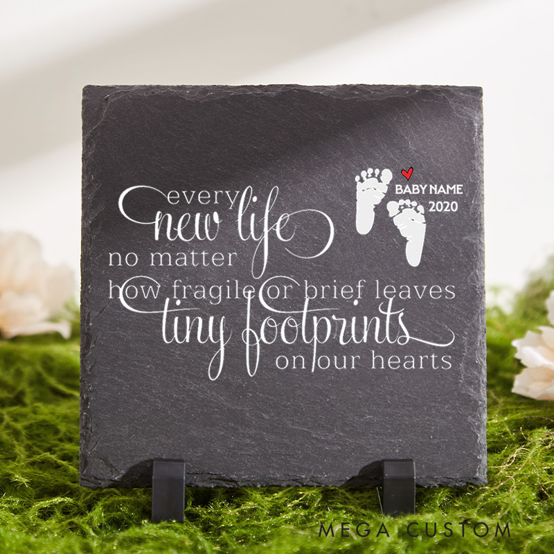 Personalized Miscarriage Memorial Stone Baby Loss Sympathy Gift Custom Name Memorial Garden Stone for Loss of Baby Infant Loss Gift Keepsake