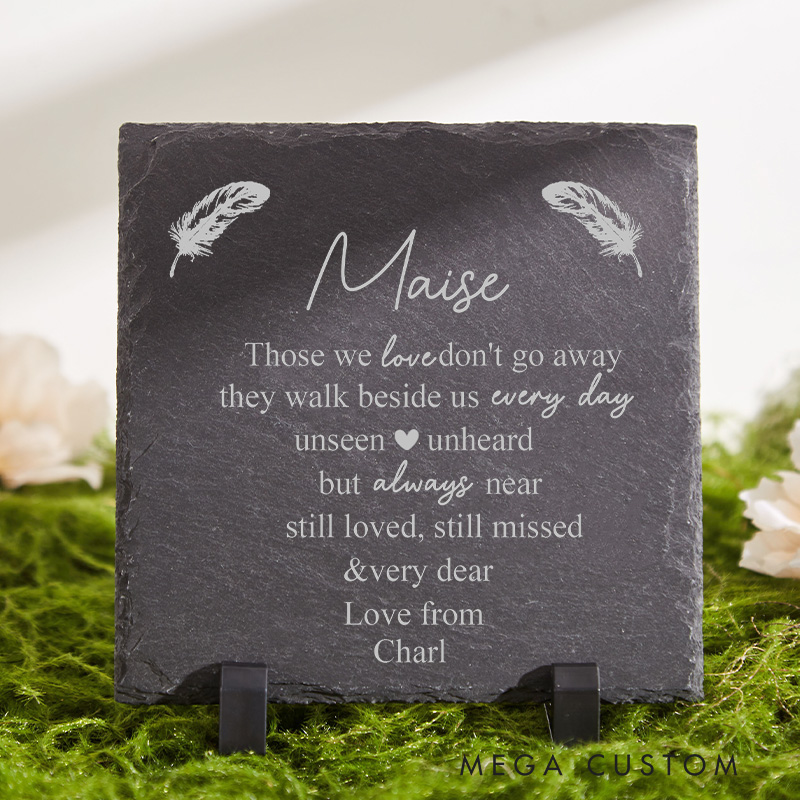 Personalized Memorial Stone Sympathy Gift for Loss of a Loved Remembrance Stone for Memorial Garden in Loving Memory Gift Custom Funeral Gift