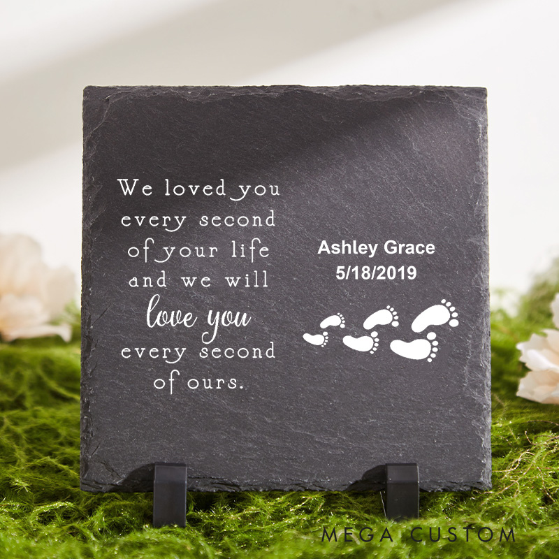 Personalized Baby Loss Memorial Stone Miscarriage Stillborn Memorial Gift Baby Remembrance Stone Infant Loss Gift Angel Baby Keepsake