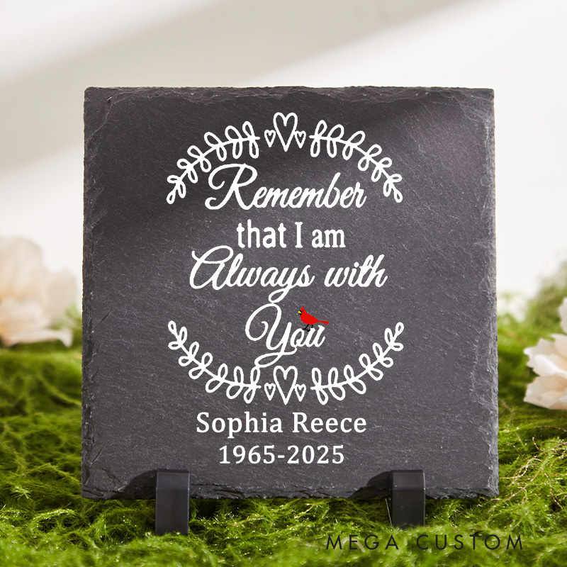 Personalized Cardinal Memorial Garden Stone for Loss of Loved One  Cardinal Cemetery Grave Decoration Tombstone for Cemetery Sympathy Gift 