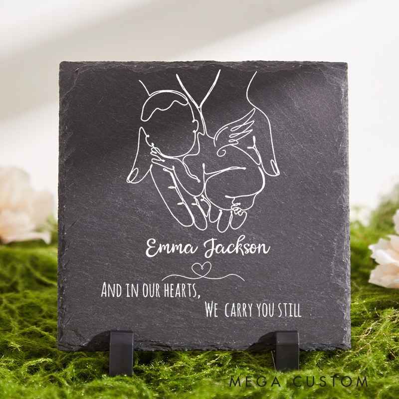 Personalized Infant Memorial Stone Baby Loss Remembrance Miscarriage Gift Pregnancy Loss Tribute Garden Stone Sympathy Gift for Stillbirth