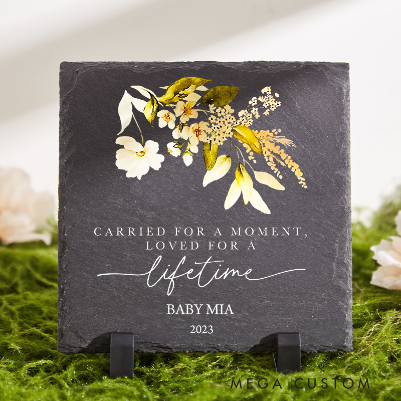 Personalized Baby Loss Memorial Stone Miscarriage Keepsake Gift Remembrance Garden Stone Funeral Gift Loss of Baby Infant Loss Sympathy Gift 