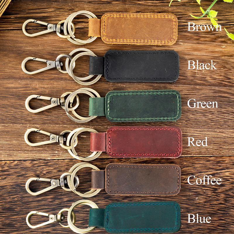 Personalized Reading Is a Journey Through the Mind Keychains Engraved Leather Keychain with Name