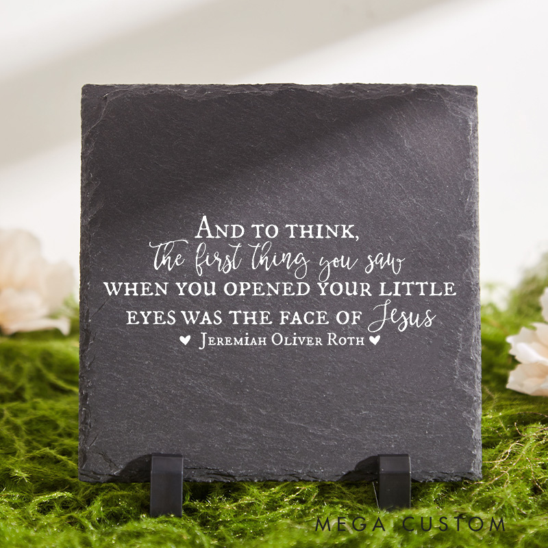 Personalized Baby Memorial Stone Infant Loss Miscarriage Gift Memory Garden Stone Infant Loss Keepsake Pregnancy Loss Keepsake