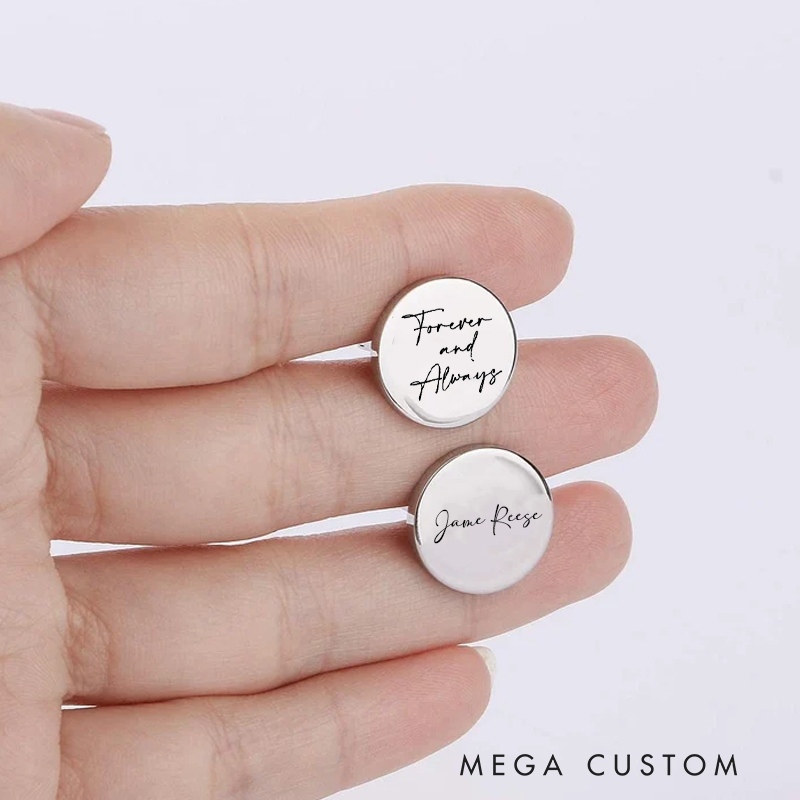 Personalized Memorial Cufflinks in Loving Memory Cufflinks Unique Wedding Gifts Father of the Bride Gift Remembrance Sympathy Gift 