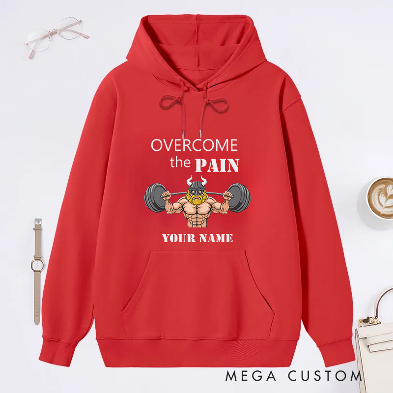 Personalized Fitness Classic Hoodies with Weightlifting Design for Fitness Enthusiasts Bodybuilders and Gym Lovers