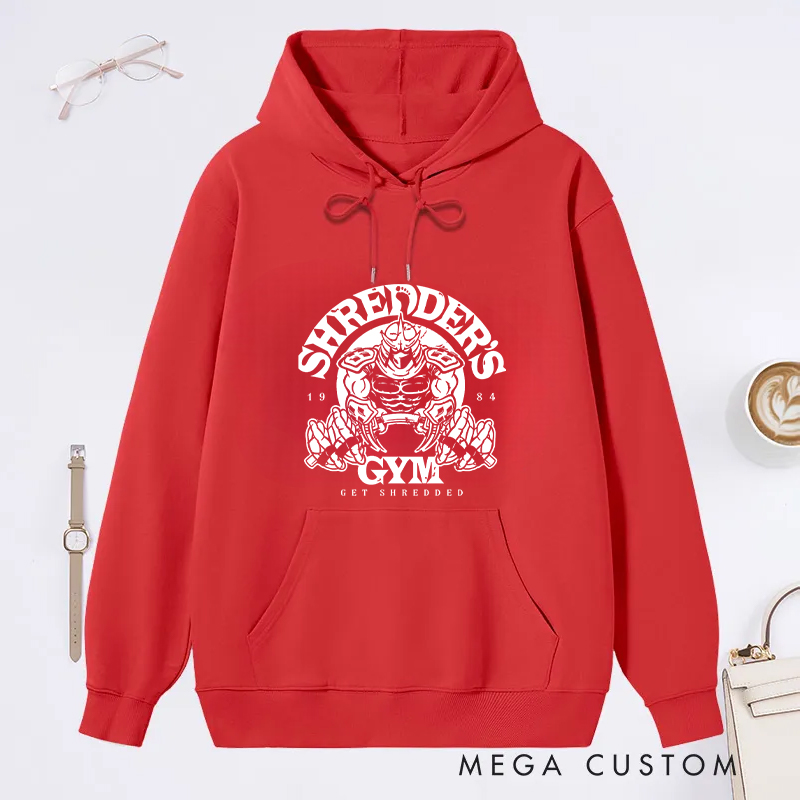 Personalized Fitness Classic Hoodies with Strength and Determination Theme for Fitness Enthusiasts Bodybuilders and Gym Lovers