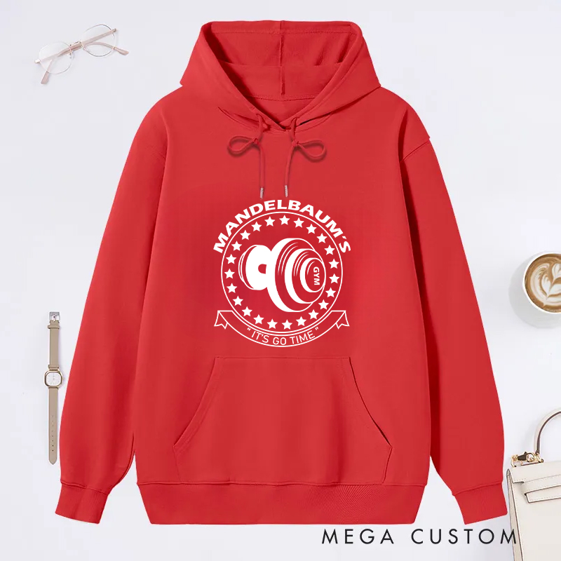 Personalized Fitness Classic Hoodies with Starry Dumbbell Design for Fitness Enthusiasts Bodybuilders and Gym Lovers