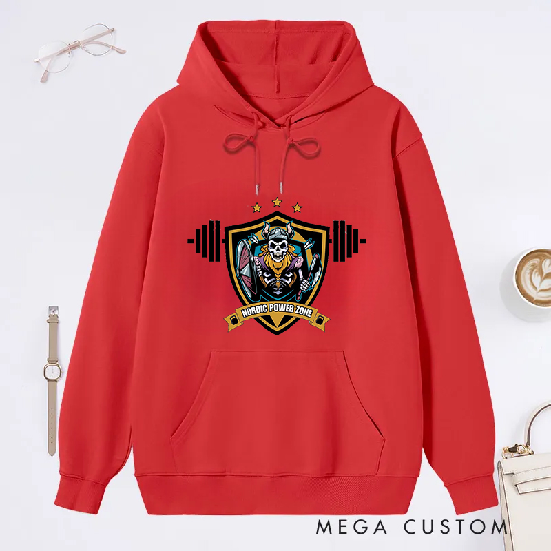 Personalized Fitness Classic Hoodies with Strength and Honor Design for Fitness Enthusiasts Bodybuilders and Gym Lovers
