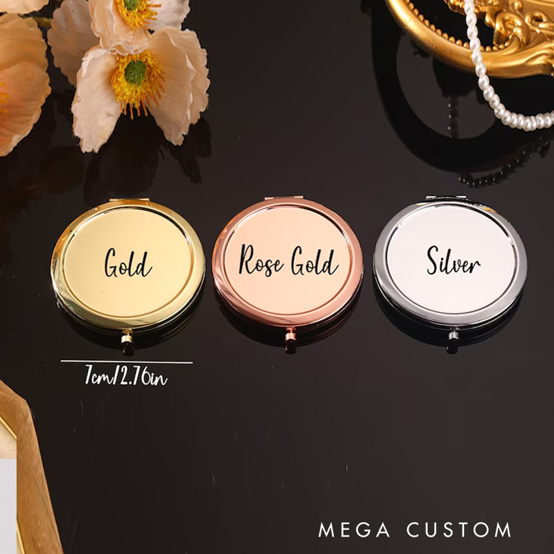 Personalized Nurse Compact Mirror Engraved Compact Mirror Pocket Mirror For Her Nurse Appreciation Gift 