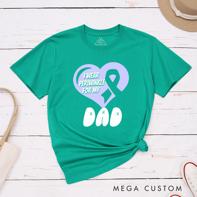 Personalized I Wear Periwinkle For My Esophageal T-Shirt