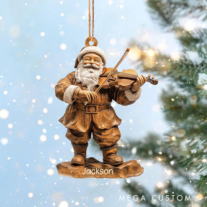 Personalized Violin Ornament and Violin Christmas Tree Ornament and Music Christmas Home Decor and Gift for Violin Player