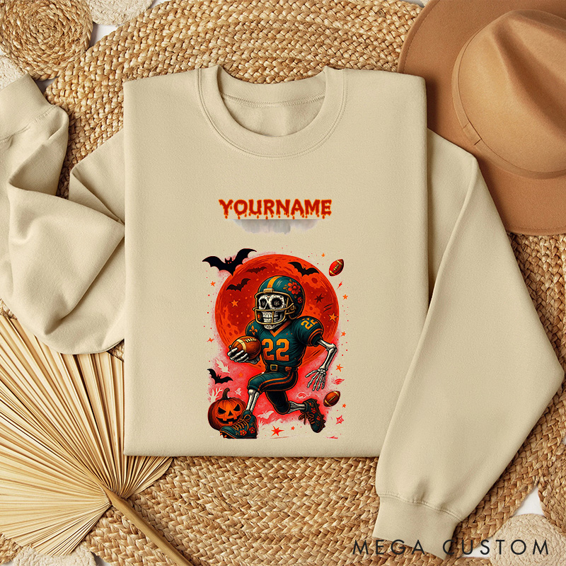 [Copy]Personalized “Tis' the Season“ American Football Sweatshirt with Custom Your Name and Number