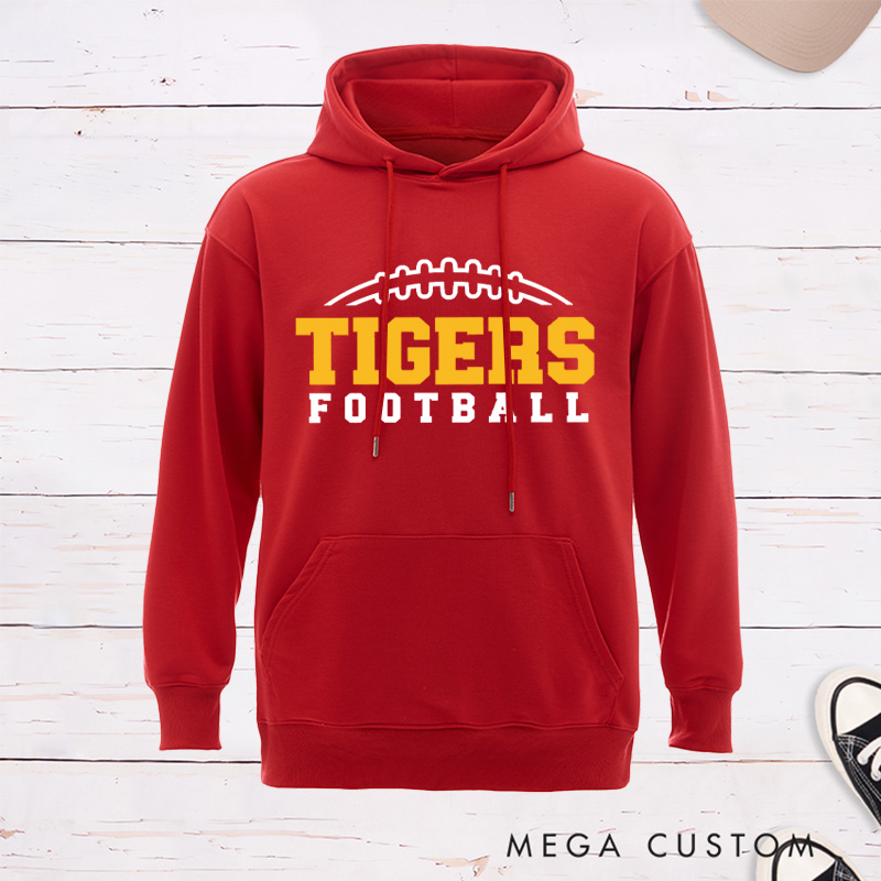 Personalized American Football Hoodie with Custom Your Team Name