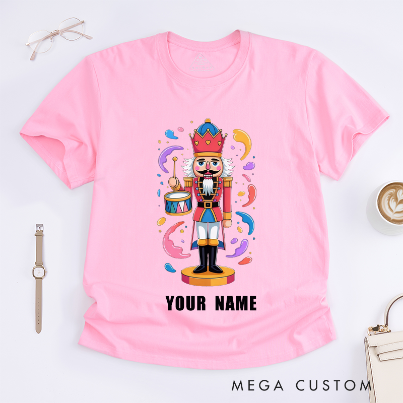 Personalized Drummer Dancer T-Shirts Unique Gift Custom Name Toy Soldier Unisex Shirt Perfect Present for Adults Family