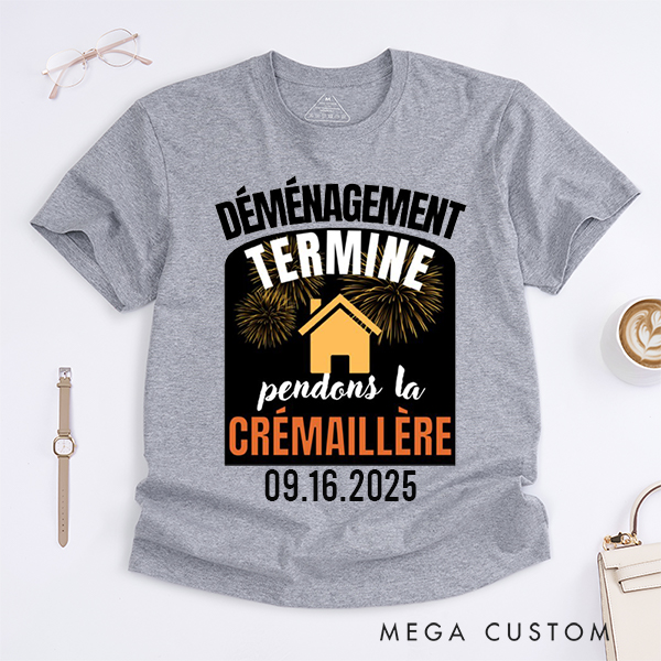 Personalized T-Shirt Housewarming Gift New Homeowners T-Shirt Gift For Housewarming Party New Home Gift Moving Gift
