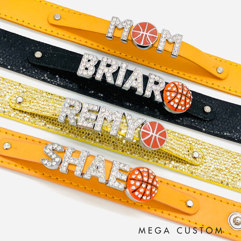 Personalized Name Bracelets with Rhinestone Letters, Perfect for Adding a Touch of Sparkle to Your Style