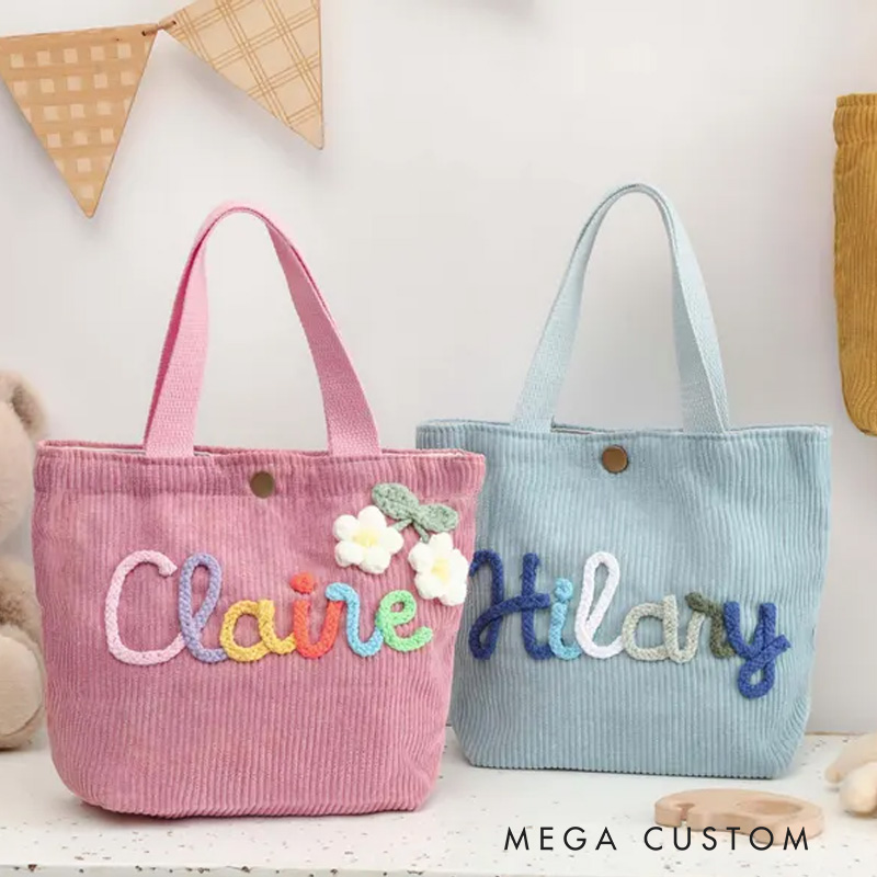 Personalized Name Handbag Custom Children's Gift Custom Name Handbag Traveling Children's Handbags Birthday Gifts