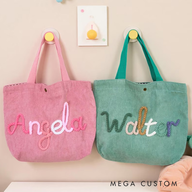 Personalized Handbags Small Bag for Camping Back to School Gifts First Day of School Gift for Kids and Toddlers