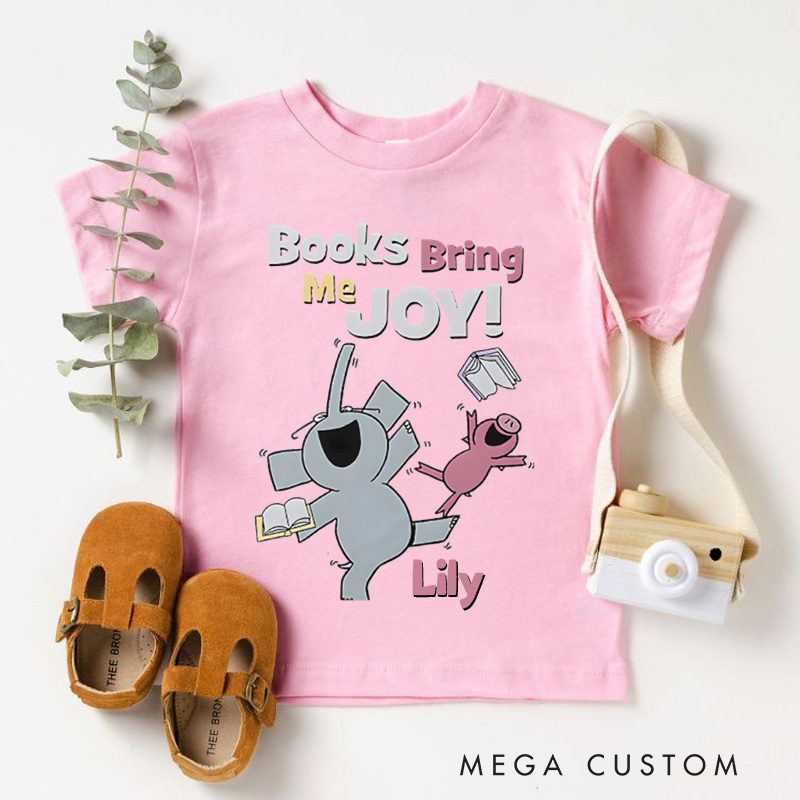 Personalized Book Comic Friend Funny Kids Cartoon Kids T-Shirt