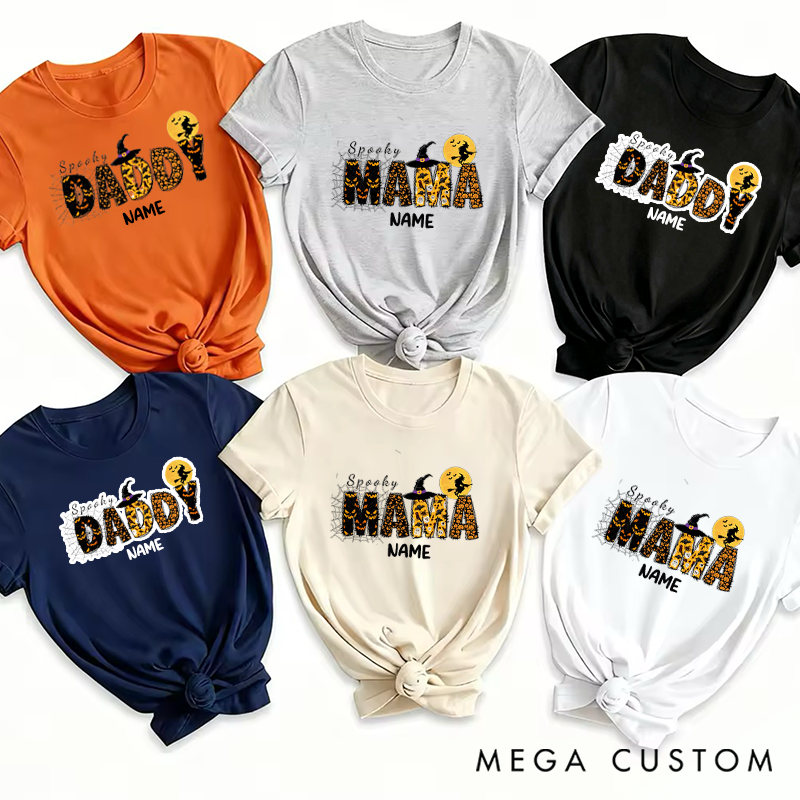 Personalized Halloween Spooky Family Witch Family Design Family Matching Outfit