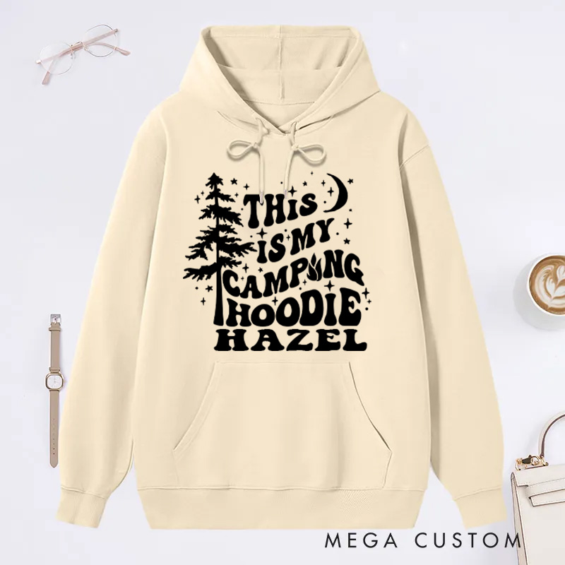 Personalized This Is My Camping Hoodie Camping Family Hoodie Adventure Hoodie Gift for Camping Outdoors Nature Lover