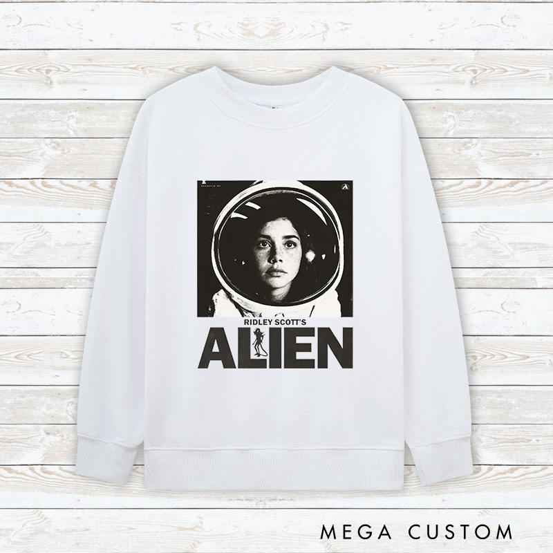 Personalized Sci-Fi Galaxy Movie Classic Sweatshirt Horror Film Crewneck Movie Shirt