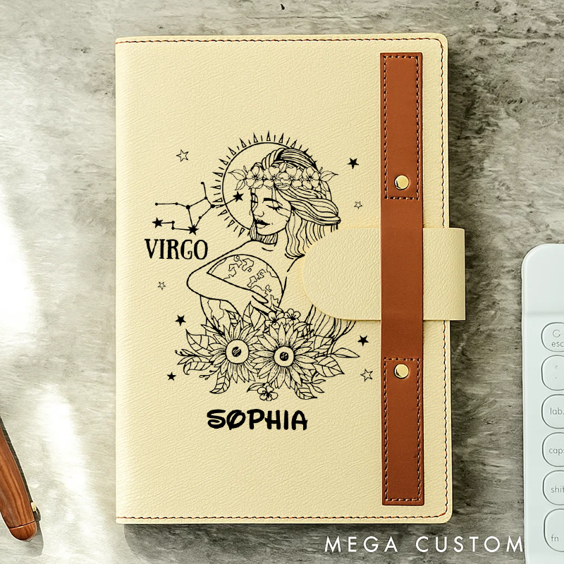 Personalized Astrology Zodiac Journal Astrology Diary Journal With Name Birthday Astrology Gifts
