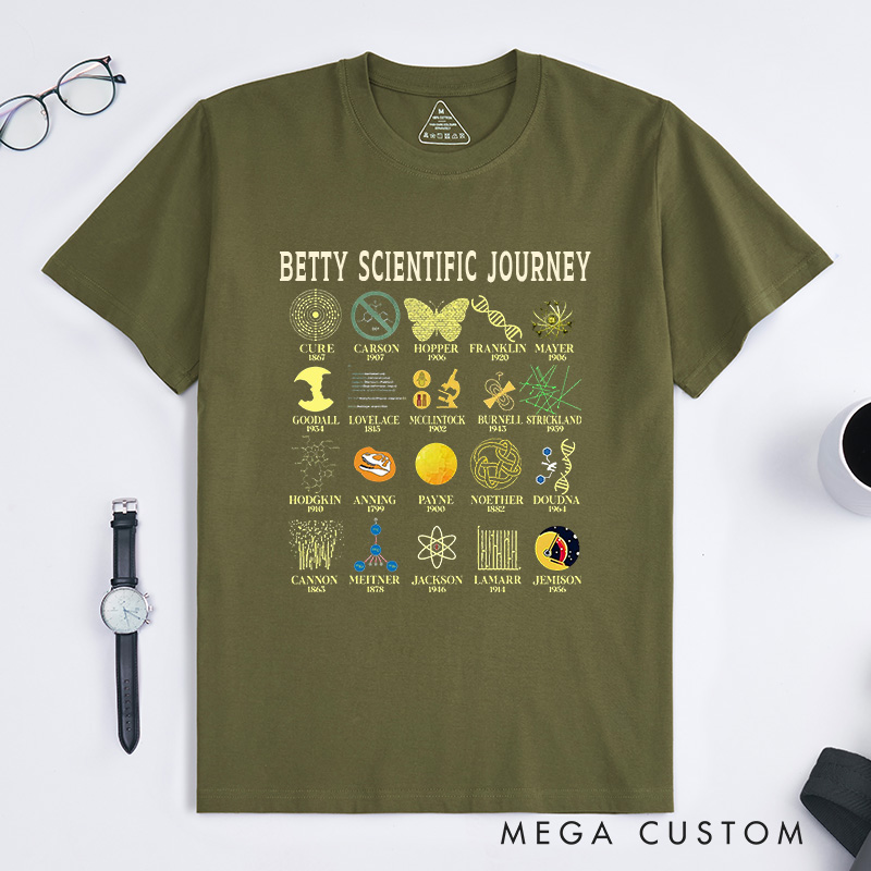 Personalized Lover Science Nerd T-Shirt Chemistry Science Lovers Gift for Geek 
