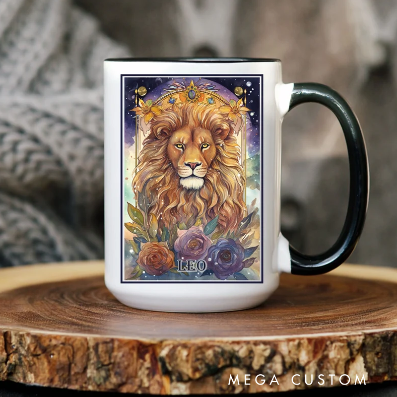 Personalized Tarot Zodiac Birthday Mug Astrology Zodiac Mug Tarot Zodiac Coffee Mug Birthday Mug for Astrology Lover