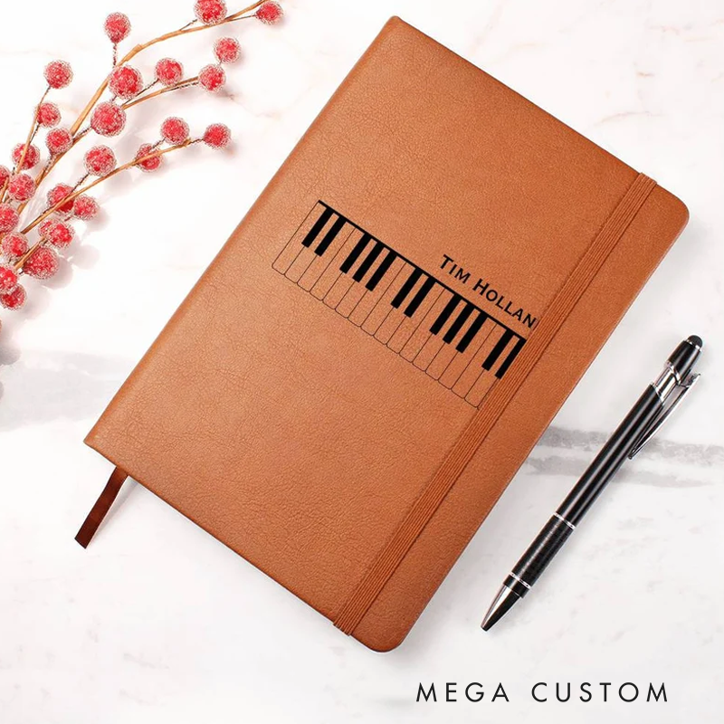 Personalized Piano Lyric Journal Custom Songwriters Notebook Musician Song Diary Lyrical Writer Journal Writing Music Notebook Songwriting