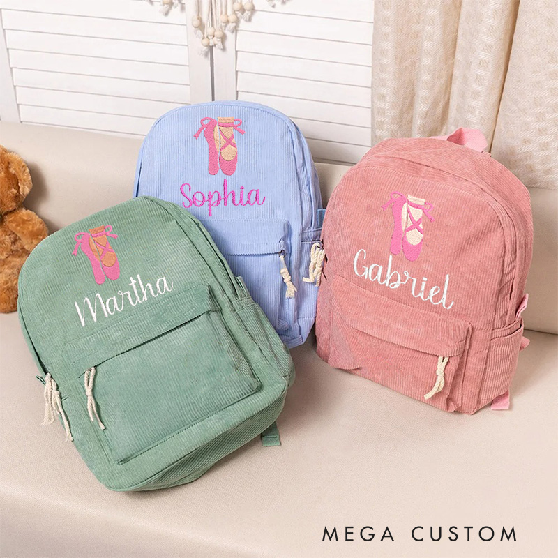 Personalized Dancer Ballerina Backpack Dance Bag Ballet Gifts for Girls Women Dancers
