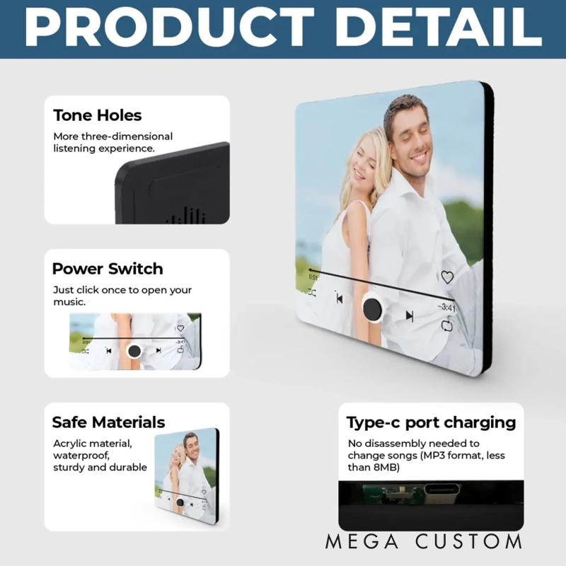 Personalized Photo Heaven's Choir Just Gained Another Angel Memorial Custom Music Fridge Magnet That Can Play Songs Sympathy Gift for Family Members