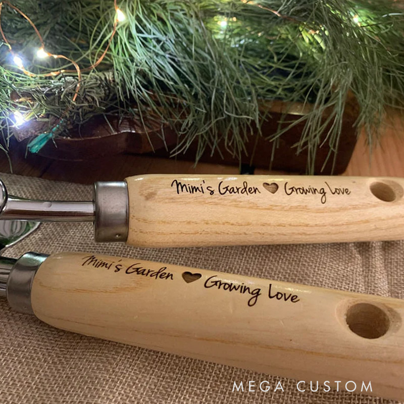 Personalized Garden Tools Great Gift for the Gardener with Custom Text Gardening Lovers Gift 
