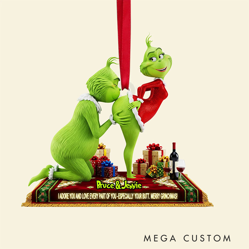 Personalized I Adore You Acrylic Ornament for Couple Movie Christmas Gift Film Xmas Gift Christmas Decor