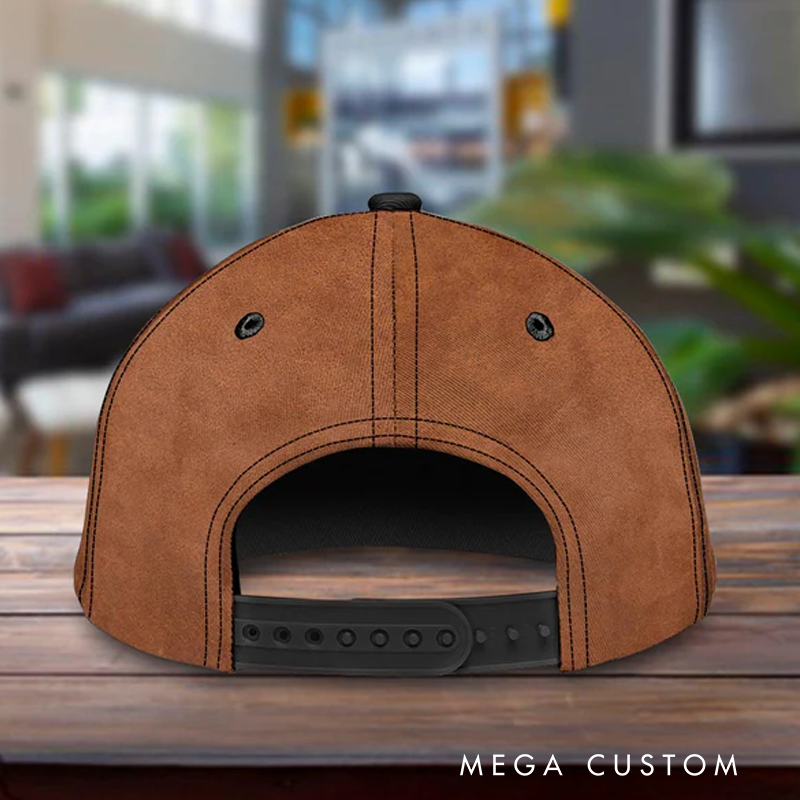 Personalized Name 3D Print Baseball Cap With Adjustable Snap for Music Lover Perfect Music Lovers Guitar Lovers Custom Gift Hat