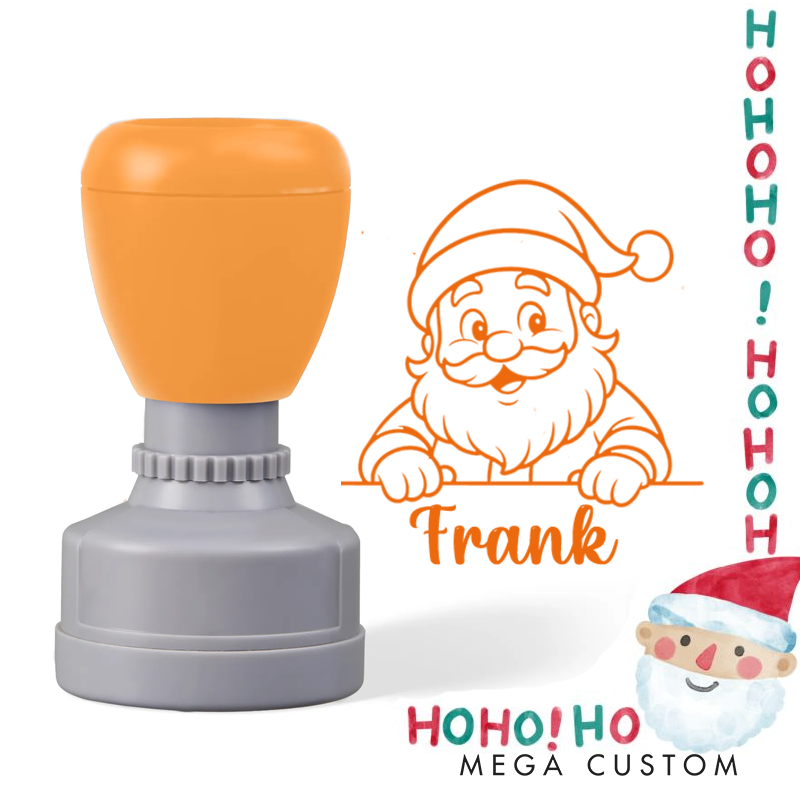 Personalized Merry Christmas Santa Claus Stamp Christmas Gift for Kids Christmas Toddler Gifts