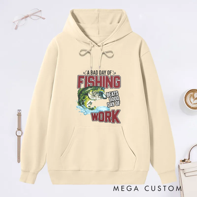 Personalized Christmas Classic Hoodie Fishing Hoodie for Men and Women Fishing Gift Comfortable Outdoor Apparel for Fishing Lovers
