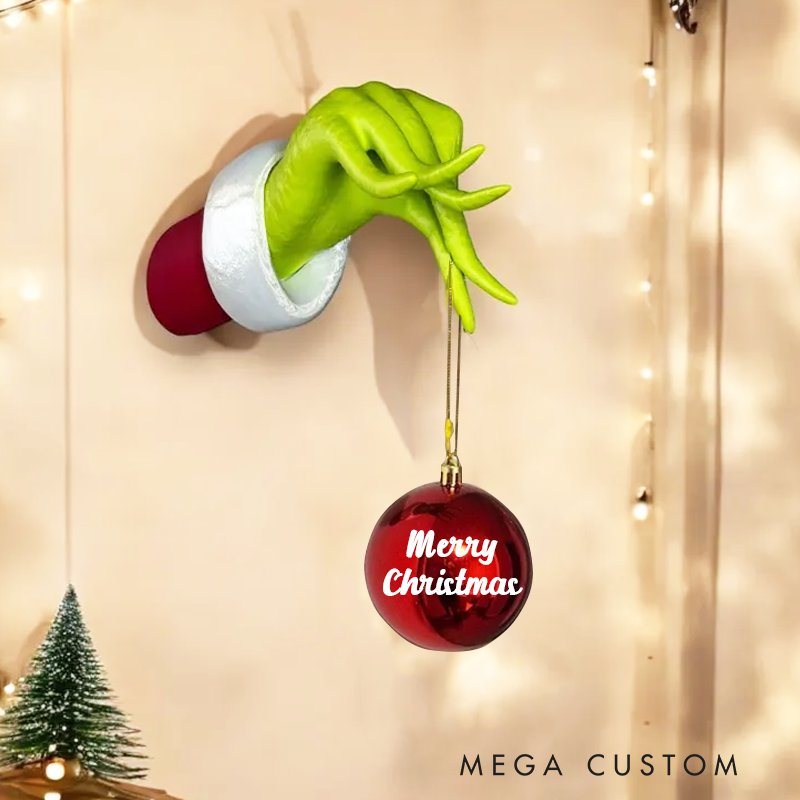Personalized Christmas Hand Christmas Key Holder Ornament Holder Holiday Home Decor Inspired Gift for Christmas