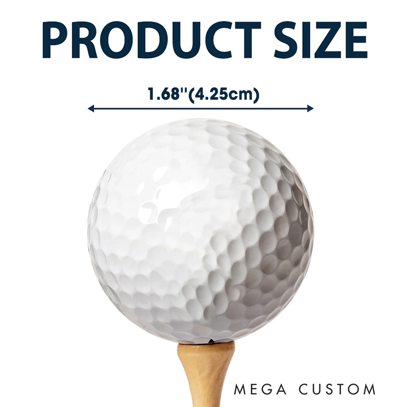 Personalized Golf Ball with Custom Image Gift for Golf Enthusiasts 