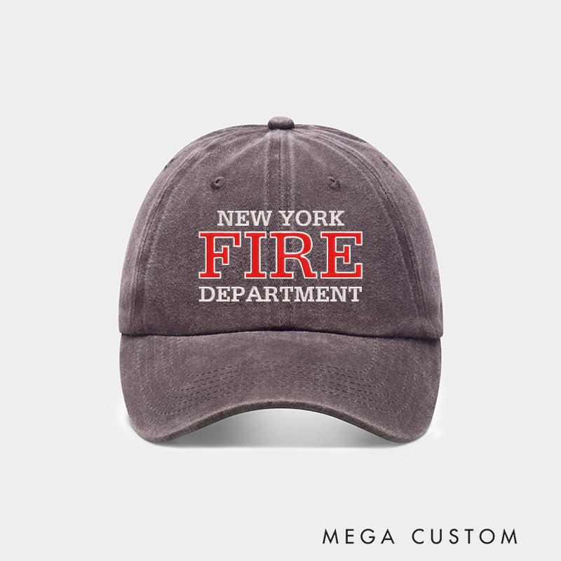 Personalized Firefighter Cap Embroidered Baseball Cap with Custom Firefighter Cap Design Thoughtful Gift for Firefighters