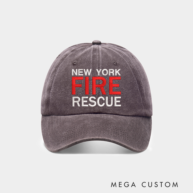 Personalized Firefighter Cap Embroidered Baseball Cap with Custom Firefighter Cap Design Thoughtful Gift for Firefighters